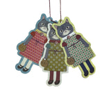 3-Color Message Card Set with String (9 pcs)