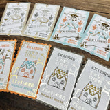 Shinzi Katoh x Kenji Miyazawa Letterpress Bookplate Stickers / The Restaurant of Many Orders