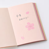 SIKI "HANAMI" Spring Flower Multi-paper Notebook