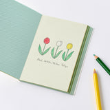 SIKI "WAKABA" Fresh Spring Greens Multi-paper Notebook