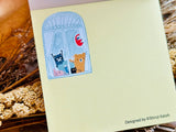 Shinzi Katoh Kawaii Mon Peluche Block Memo Pad / Bonjour