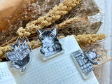 Dayan the Cat Acrylic Clip / Newspaper