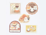 Cozy Daytime Flake Sticker Set / Long-tailed Tit