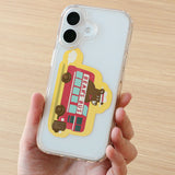 ob1toy x Rokkaku Die-cut Foil-stamped Sticker / Bus Tours