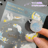 Tocorocomugi Frost Sheet of Stickers / Dazzling Sky