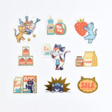Ob1toy "Super Market Series" Flake Stickers
