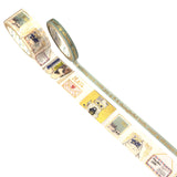 Shinzi Katoh "My Dear Cats" Series Sparkling Washi Tape Set / Cat Letters