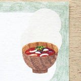 Kano Hirabayashi Memo Pad / Japanese Meals (washoku)