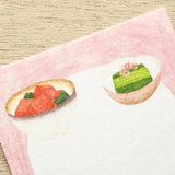 Kano Hirabayashi Memo Pad / Japanese Meals (washoku)