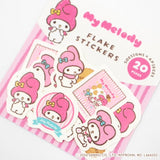 Furukawa x Sanrio Characters Retro Snack Series / My Melody Flake Stickers