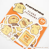 Furukawa x Sanrio Characters Retro Snack Series / Pompompurin Flake Stickers