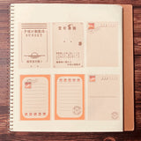 Kinoko Sha Retro Washi Memo Tape / Sunset Post Office