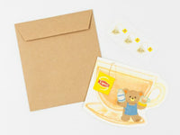 Furukawa x Lipton Mini Letter Set / Milk Tea