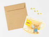 Furukawa x Lipton Mini Letter Set / Milk Tea