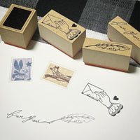 Kinotorico Original Wooden Rubber Stamp / Stamp Frame