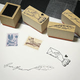 Kinotorico Original Wooden Rubber Stamp / Stamp Frame