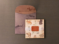 Picture book Style memo note paper set with case / Forest Animals