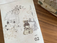 Hanen Studio x  Kaia Rubber Stamps / Freckles Girl 6