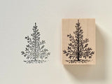 Japanese Wooden Rubber Stamp / Christmas Tree