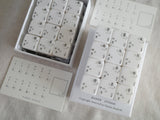 Hanen Studio / Twelve Months Calendar Pebble Rubber Stamp Set