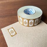 "Marle" Label Stickers - Brown