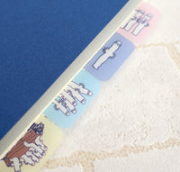 Moomin Film Index Tab Stickers / The Hattifatteners