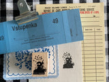 Kubominoki Original Rubber Stamp - Little People Clip