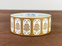 "Marle" Label Stickers - Brown