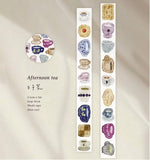 Pion Kiss-cut Washi Tape / Afternoon Tea