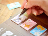Pre-order - "Himekuri Free" Sticky Date Sheets / Painting Cat