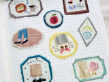 Tamura Miki Clear Flake Stickers / Label
