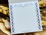 Shinzi Katoh Retro Block Memo Pad / Yumeji Takehisa’s Yoimachi-gusa (Evening Primrose)
