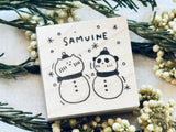 Gamazoku Kobo Rei Original Stamp / Snowmen