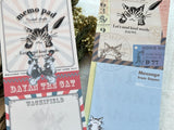 Dayan the Cat Ticket-Style Memo Pad / ShowTime