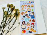 Sheet of Stickers /  Yummy