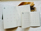 2027 Yohaku x isshoni Monthly Diary B6 Notebook / Planetarium (プラネタリウム)