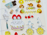 Tocorocomugi Frost Sheet of Stickers / Treats