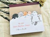 Shinzi Katoh Block Memo Pad / My dear cats - Sleeping Cats
