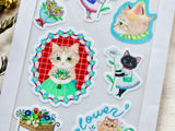 Arisa Simoda Multi-Sticker / Flower and Cat