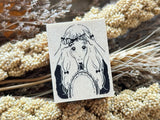 nonco hanco Rubber Stamp / R-112 Cutting Bangs Girl
