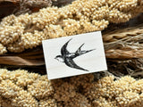 Japanese Wooden Rubber Stamp / Swallow
