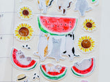 Tocorocomugi Sheet of Stickers / Summer Break
