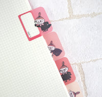 Moomin Film Index Tab Stickers / Little My