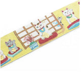 Ai Okino Gold Foil Stamped Masking Tape - Beckoning Cat