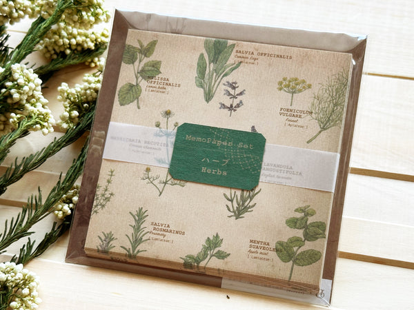 Picture book Style memo note paper set with case / Harbs