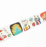 Ai Okino Gold Foil Stamped Masking Tape - Japan
