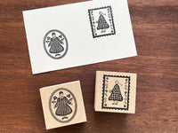 "Marle" Japanese Wooden Rubber Stamp - Stamp
