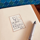 Kinoko Sha Retro Washi Memo Tape / Picture Diary