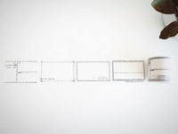 YOHAKU Tracing Sticky Notes Roll / R-004 Journal (ジャーナル)