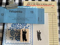 Kubominoki Original Rubber Stamp - Black Cat
